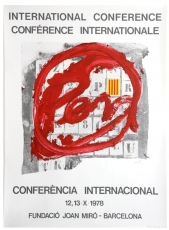 Antoni Tàpies: PEN - Conferència Internacional, 1978