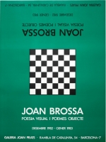 Joan Brossa: Galeria Joan Prats, 1982