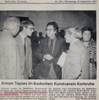 Antoni Tàpies: Galerie Hilbur, 1979