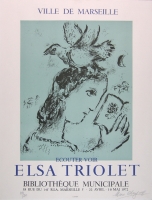 Marc Chagall: ELSA TRIOLET, 1972