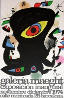 Joan Miró: Galerie Maeght - Barcelona, 1974