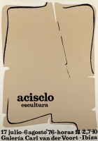 Acrisclo Manzano: Galerie Van der Voort, 1976