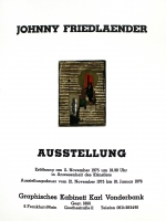 Johnny Friedlaender: Graphisches Kabinett Karl Vonderbank, 1975