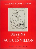 Jacques Villon: Galerie Louis Carré, 1956