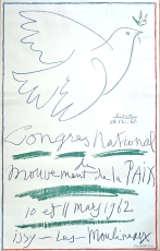 Pablo Picasso: Congres National du Mouvement de la Paix, 1961