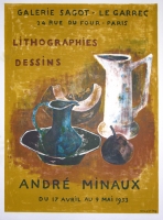 André Minaux: Galerie Sagot - Le Garrec, 1953