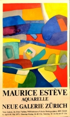 Maurice Estève: Neue Galerie - Zürich, 1973