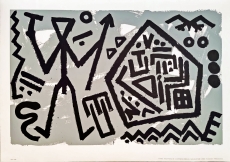 A.R. Penck: Space of the Eagle, 1981