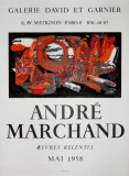 Andr� Marchand: Galerie David et Garnier, 1958