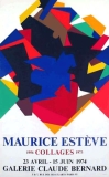 Maurice Est�ve: Galerie Claude Bernard, 1974