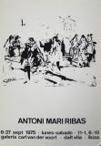 Antoni Maria Ribas: Galerie Van der Voort, 1975