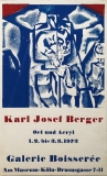 Karl Josef Berger: Galerie Boisser�e, 1973