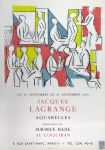 Jacques Lagrange: Galerie Maurice Hajje, 1953
