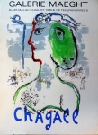 Marc Chagall: Galerie Maeght, 1972 (Variante!)