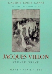 Jacques Villon: Galerie Louis Carré, 1954
