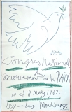 Pablo Picasso: Congres National du Mouvement de la Paix, 1961