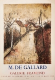 Michel de Gallard: Galerie Framond, 1958
