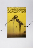 Heinz Edelmann: 7 Plakate zum Thema Ausgewogenheit